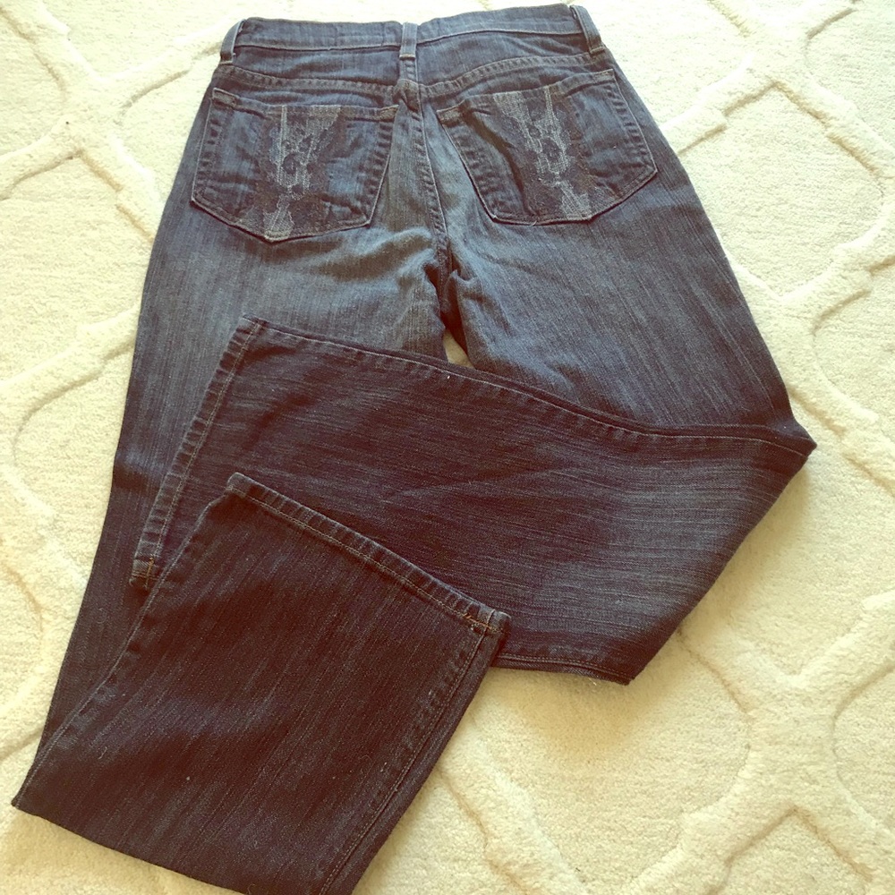 NYDJeans size 4P faded blue denim
